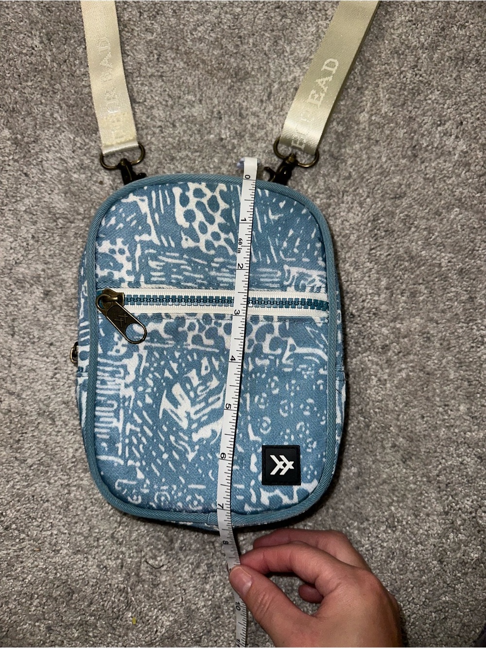 Thread - Blue Patterned Crossbody Bag - Picture 2 of 9